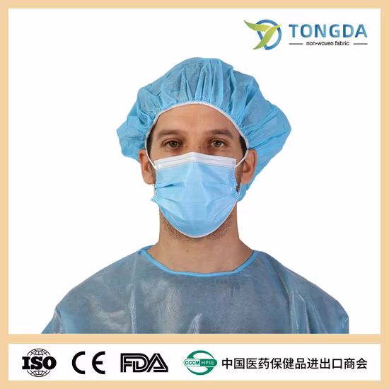 Bfe 99% 공장 저자극성 FDA CE 레벨 3 보호 어린이 안면 마스크 3겹 부직포 수술용 의료 일회용 안면 마스크