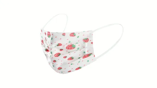 어린이용 일회용 보호 안면 마스크, 인쇄가 가능한 귀고리 유형